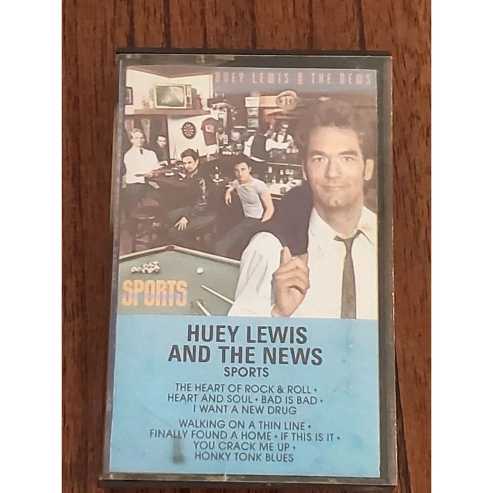 Huey Lewis and the News Sports Cassette 1983 Chrysalis FVT 41412 Vintage